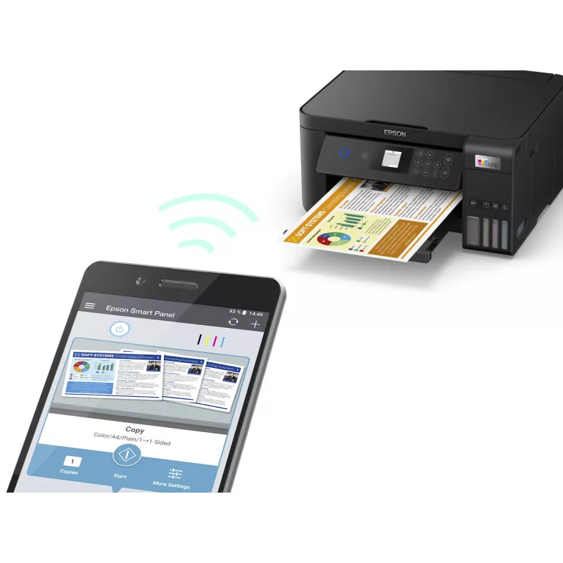 Impresora multifunción de tanque de tinta WLAN A4 Epson EcoTank ET-2850