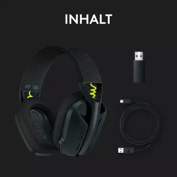 Auriculares gaming inalámbricos LOGITECH G435 Lightspeed - negro