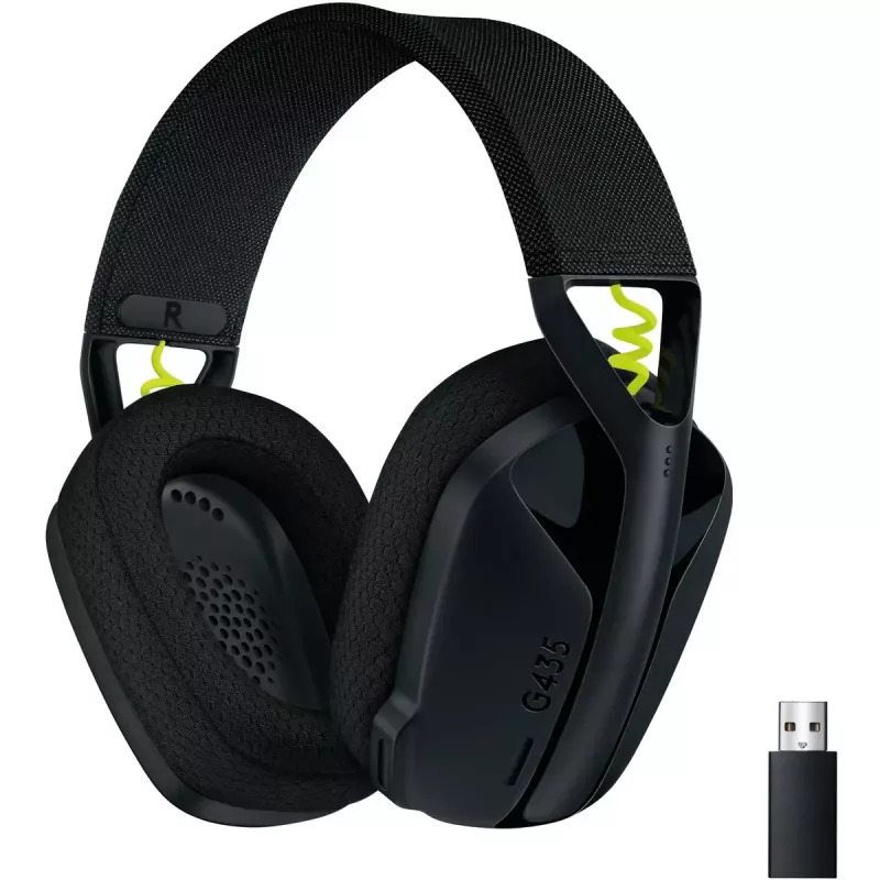 Auriculares gaming inalámbricos LOGITECH G435 Lightspeed - negro