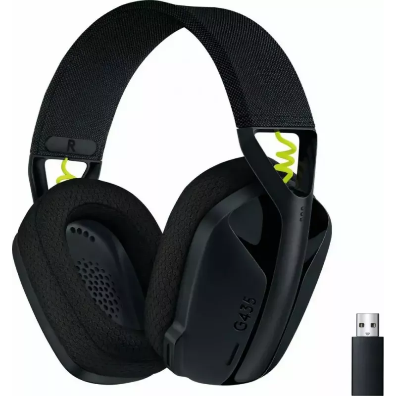Auriculares gaming inalámbricos LOGITECH G435 Lightspeed - negro