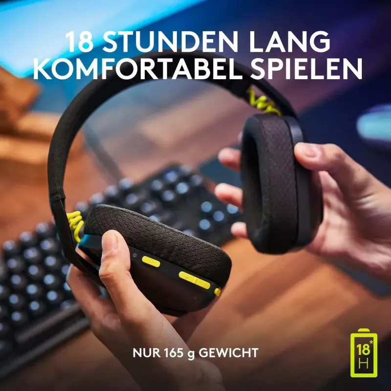 Auriculares gaming inalámbricos LOGITECH G435 Lightspeed - negro