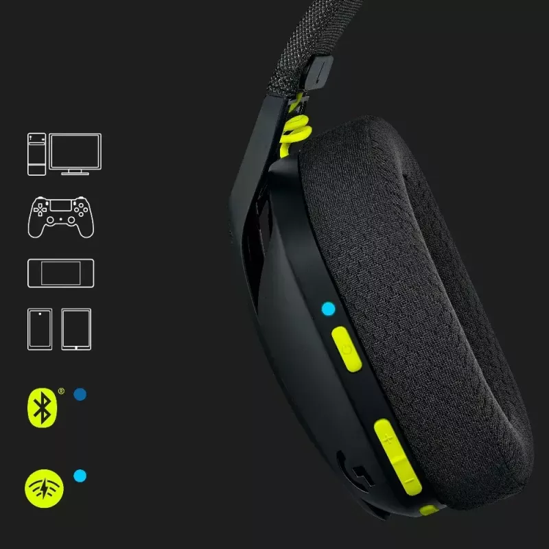 Auriculares gaming inalámbricos LOGITECH G435 Lightspeed - negro