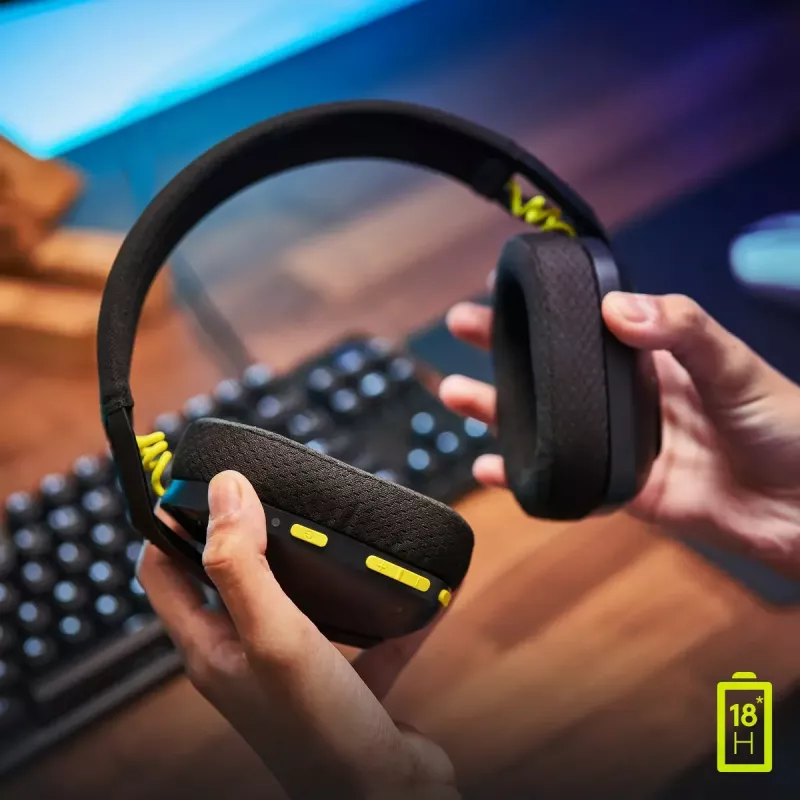 Auriculares gaming inalámbricos LOGITECH G435 Lightspeed - negro