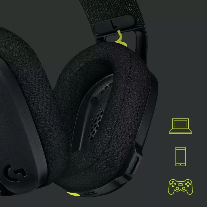 Auriculares gaming inalámbricos LOGITECH G435 Lightspeed - negro