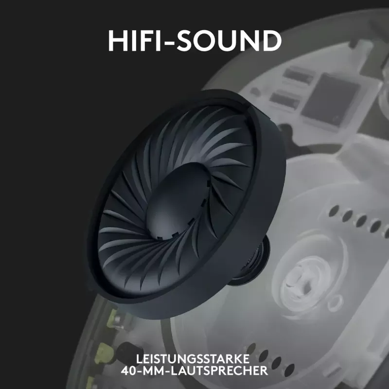 Auriculares gaming inalámbricos LOGITECH G435 Lightspeed - negro
