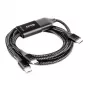 CLUB3D Cable de carga en Y USB Type-C a 2x USB Type-C, máx. 100W, 1,83m/6ft M/M