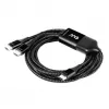 CLUB3D Cable de carga en Y USB Type-C a 2x USB Type-C, máx. 100W, 1,83m/6ft M/M