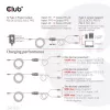 CLUB3D Cable de carga en Y USB Type-C a 2x USB Type-C, máx. 100W, 1,83m/6ft M/M