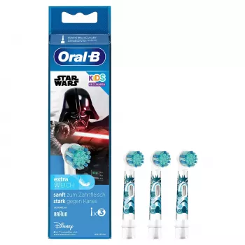 Cepillo de dientes Oral-B Kids Star Wars 3 uds. blanco extra suave