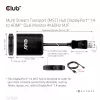 CLUB3D Hub Multi Stream Transport (MST) DisplayPort 1.4 a HDMI doble monitor 4K60Hz M/H