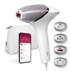 Depiladora IPL Philips Lumea Prestige BRI947/00 con accesorios para rostro y cuerpo, 250000 destellos, sensor de tono de piel
