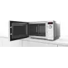Microondas solo Bosch Serie 2 FFL023MW0 — 800 W, 20 L, 5 niveles de potencia, plato giratorio de 270 mm, blanco