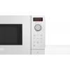 Microondas solo Bosch Serie 2 FFL023MW0 — 800 W, 20 L, 5 niveles de potencia, plato giratorio de 270 mm, blanco