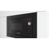 Bosch Serie 2 BFL623MB3 Microondas negro Microondas solo de empotrar 20 L 800 W