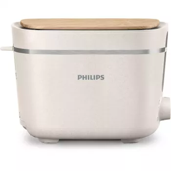 Tostadora Philips HD2640/10 Eco Conscious Edition, 2 rebanadas, 830 W, blanca