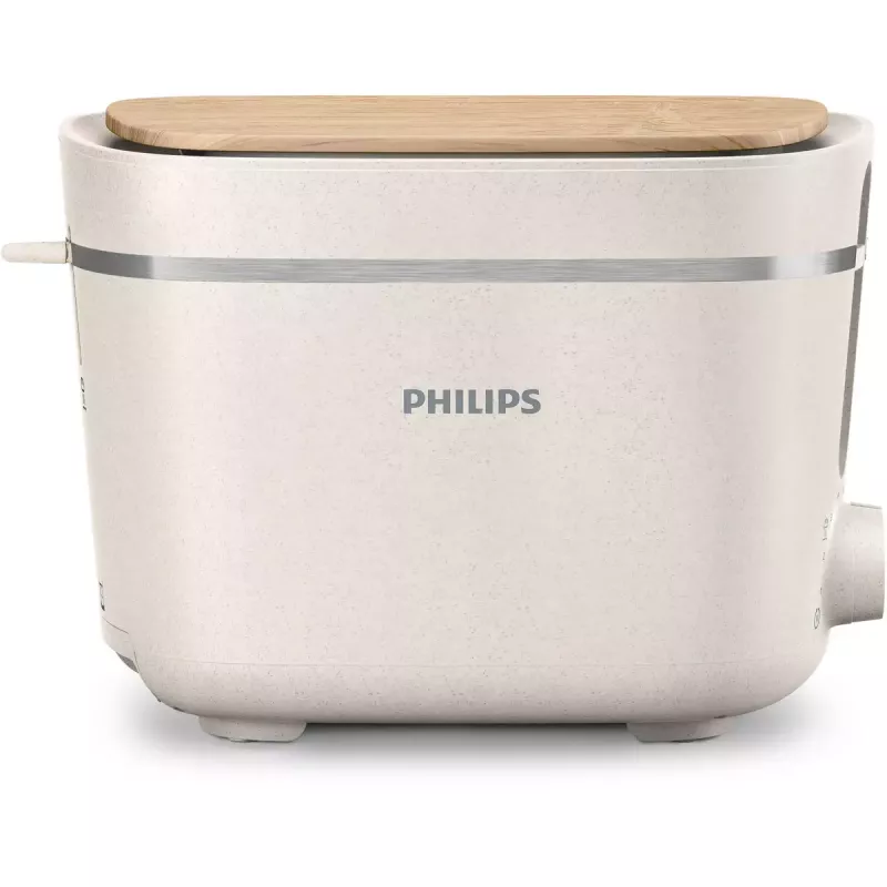 Tostadora Philips HD2640/10 Eco Conscious Edition, 2 rebanadas, 830 W, blanca