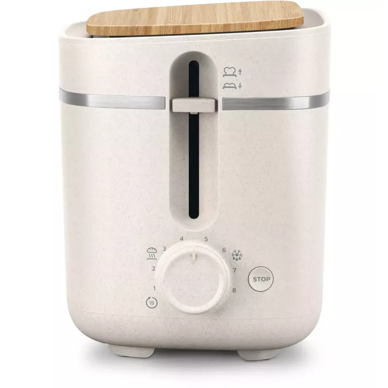 Tostadora Philips HD2640/10 Eco Conscious Edition, 2 rebanadas, 830 W, blanca