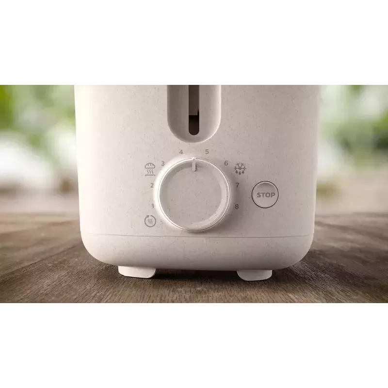 Tostadora Philips HD2640/10 Eco Conscious Edition, 2 rebanadas, 830 W, blanca