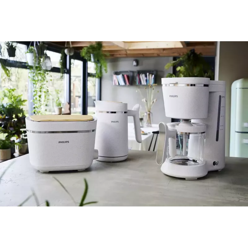 Hervidor de agua Philips HD9365/10 1,7 l 2200 W blanco, inalámbrico con base 360°