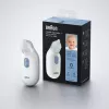 Aspirador nasal eléctrico BRAUN BNA 100 — a pilas, succión ajustable, puntas extraíbles, blanco