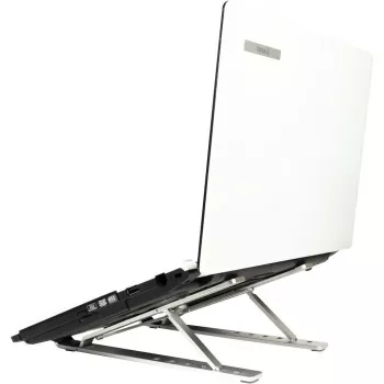 Soporte para portátil INTER-TECH Nbs-200 plateado 39,6 cm (15,6