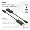 Adaptador activo CLUB3D HDMI a USB Type-C 4K60Hz M/H