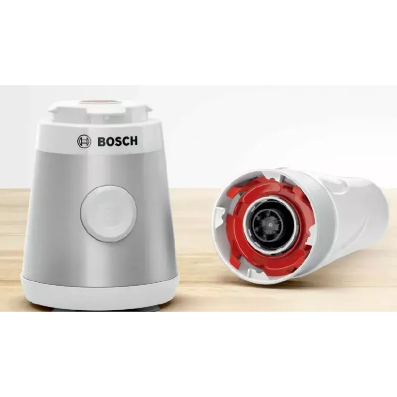 Batidora de mesa Bosch VitaPower MMB2111T — 450 W, recipiente Tritan de 0,6 L, mando giratorio, plateado
