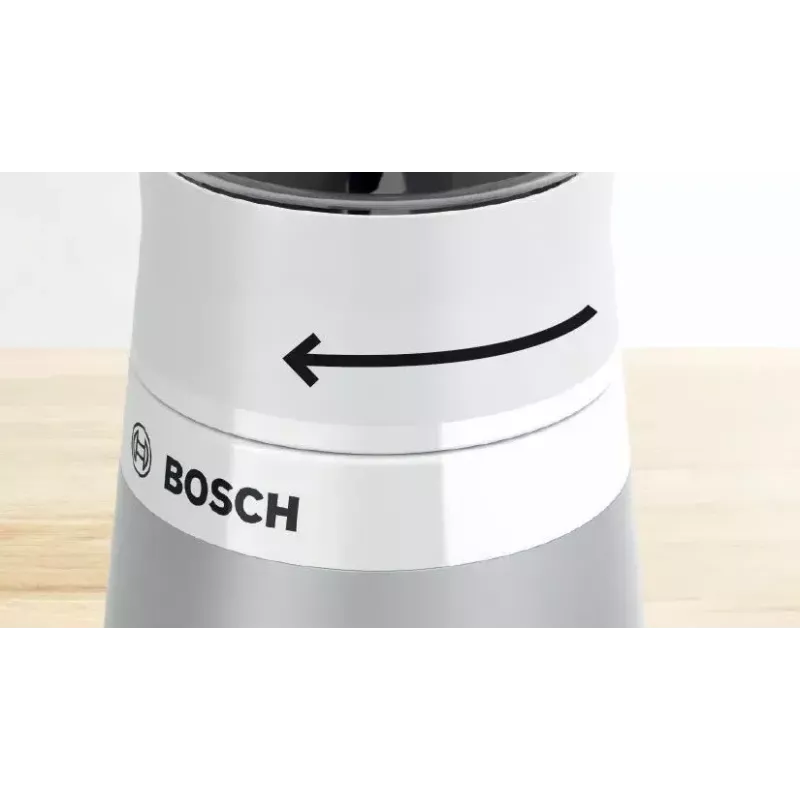 Batidora de mesa Bosch VitaPower MMB2111T — 450 W, recipiente Tritan de 0,6 L, mando giratorio, plateado