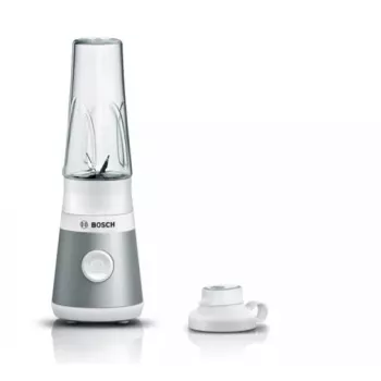 Batidora de mesa Bosch VitaPower MMB2111T — 450 W, recipiente Tritan de 0,6 L, mando giratorio, plateado