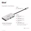 Hub de carga CLUB3D USB Gen2 Type-C PD a 2 puertos Type-C 10G y 2 puertos USB Type-A 10G