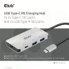 Hub de carga CLUB3D USB Gen2 Type-C PD a 2 puertos Type-C 10G y 2 puertos USB Type-A 10G