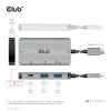 Hub de carga CLUB3D USB Gen2 Type-C PD a 2 puertos Type-C 10G y 2 puertos USB Type-A 10G