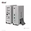 Docking station CLUB3D CSV-1568 carcasa metálica USB Gen2 Type-C USB Gen2 Type-A HDMI DP VGA RJ45 120W