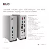 Docking station CLUB3D CSV-1568 carcasa metálica USB Gen2 Type-C USB Gen2 Type-A HDMI DP VGA RJ45 120W