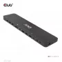 CLUB3D USB Gen1 Type-C Triple Display DP Alt Mode Displaylink Dynamic PD Charging Dock con fuente de alimentación de 120 vatios