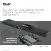 CLUB3D USB Gen1 Type-C Triple Display DP Alt Mode Displaylink Dynamic PD Charging Dock con fuente de alimentación de 120 vatios