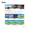 CLUB3D USB Gen1 Type-C Triple Display DP Alt Mode Displaylink Dynamic PD Charging Dock con fuente de alimentación de 120 vatios