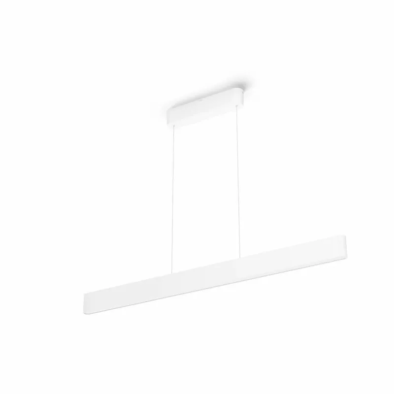 Lámpara colgante Philips Hue Ensis – luz blanca y de color, Bluetooth, 220–240V, Ø40mm, profundidad 1299mm, altura mín. 164cm