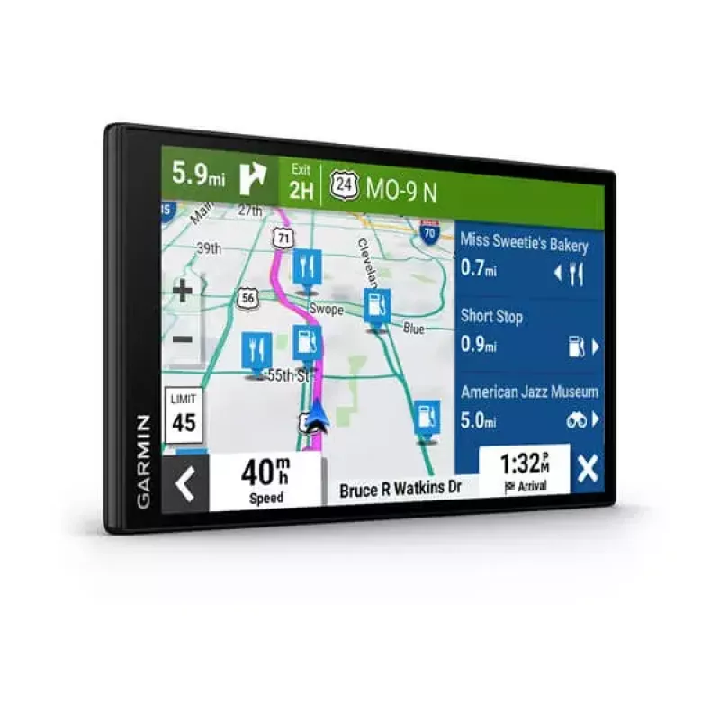 Navegador GPS para coche GARMIN DriveSmart 76 — pantalla táctil TFT de 7 inch, 32 GB de almacenamiento, Wi‑Fi, Bluetooth, actualizaciones de mapas de por vida (EU MT-S)