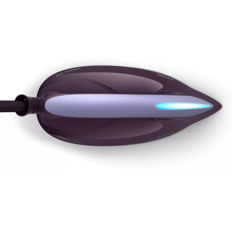 Philips PerfectCare PSG7050/30 plancha con generador de vapor, 2100 W, depósito de agua de 1,8 l, 8 bar, vapor continuo de 120 g/min, golpe de vapor de 600 g/min, morado