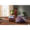 Philips PerfectCare PSG7050/30 plancha con generador de vapor, 2100 W, depósito de agua de 1,8 l, 8 bar, vapor continuo de 120 g/min, golpe de vapor de 600 g/min, morado