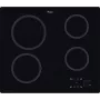 Placa de inducción WHIRLPOOL AKT 801/NE — 4 zonas 60 cm, control táctil, vitrocerámica negra