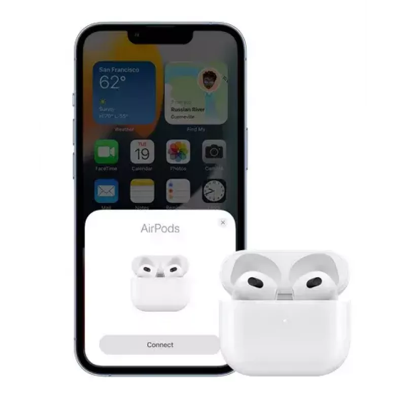 Apple AirPods 3.ª generación + estuche de carga MagSafe llamadas/música Bluetooth blanco