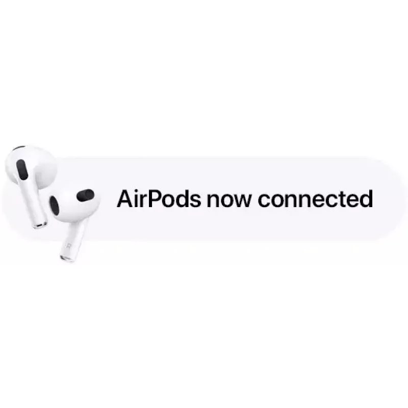 Apple AirPods 3.ª generación + estuche de carga MagSafe llamadas/música Bluetooth blanco