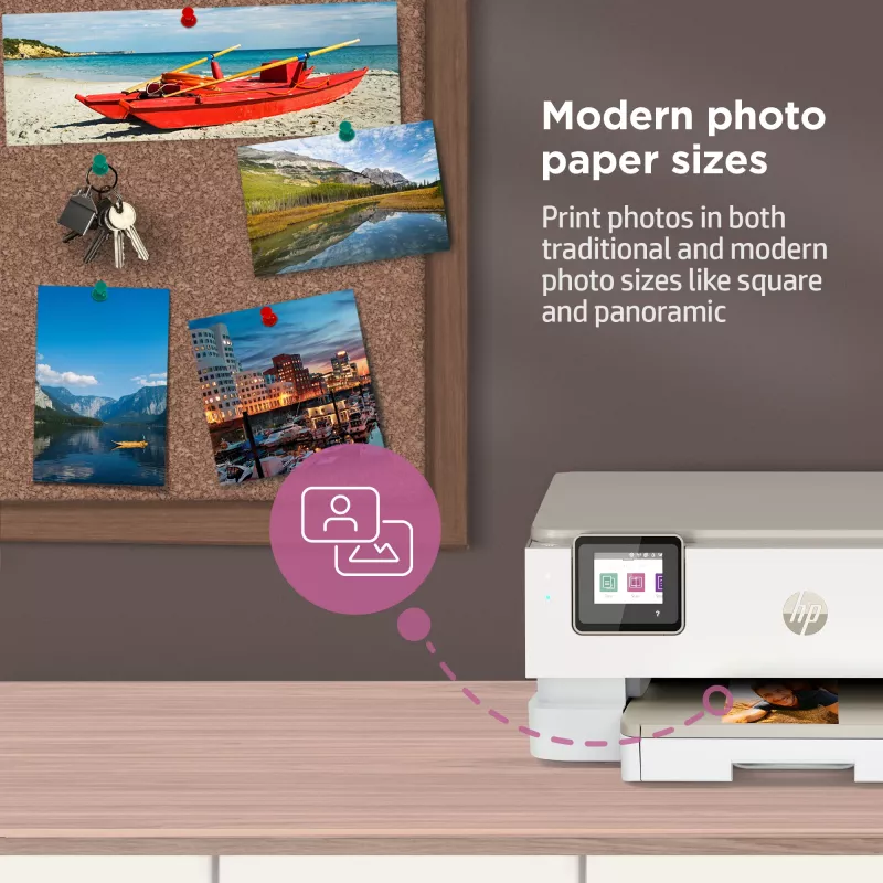HP ENVY Inspire 7220e Impresora multifunción en color inalámbrica, Instant Ink; copiadora, escáner