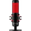 HyperX QuadCast - Micrófono USB (negro-rojo) - Iluminación roja