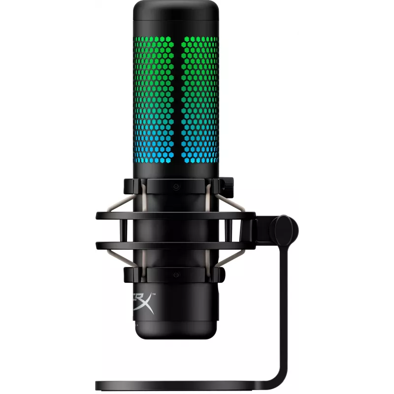 HyperX QuadCast S - Micrófono USB (negro-gris) - Iluminación RGB