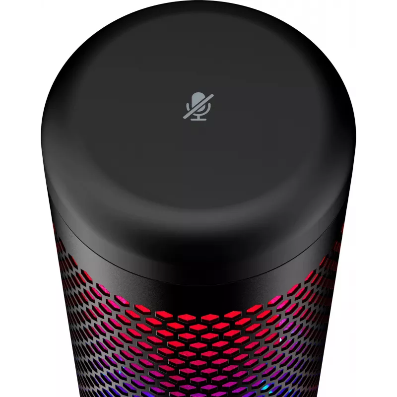 HyperX QuadCast S - Micrófono USB (negro-gris) - Iluminación RGB