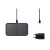 Cargador USB inalámbrico de interior Samsung EP-P5400 — 15 W, gris, para smartphone, auriculares, smartwatch