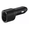 Cargador de coche Samsung EP-L4020 40W (entrada 12V) USB-C 25W+15W negro para smartphones